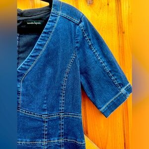 Nanette Lepore Fitted Jean Dress Size 4